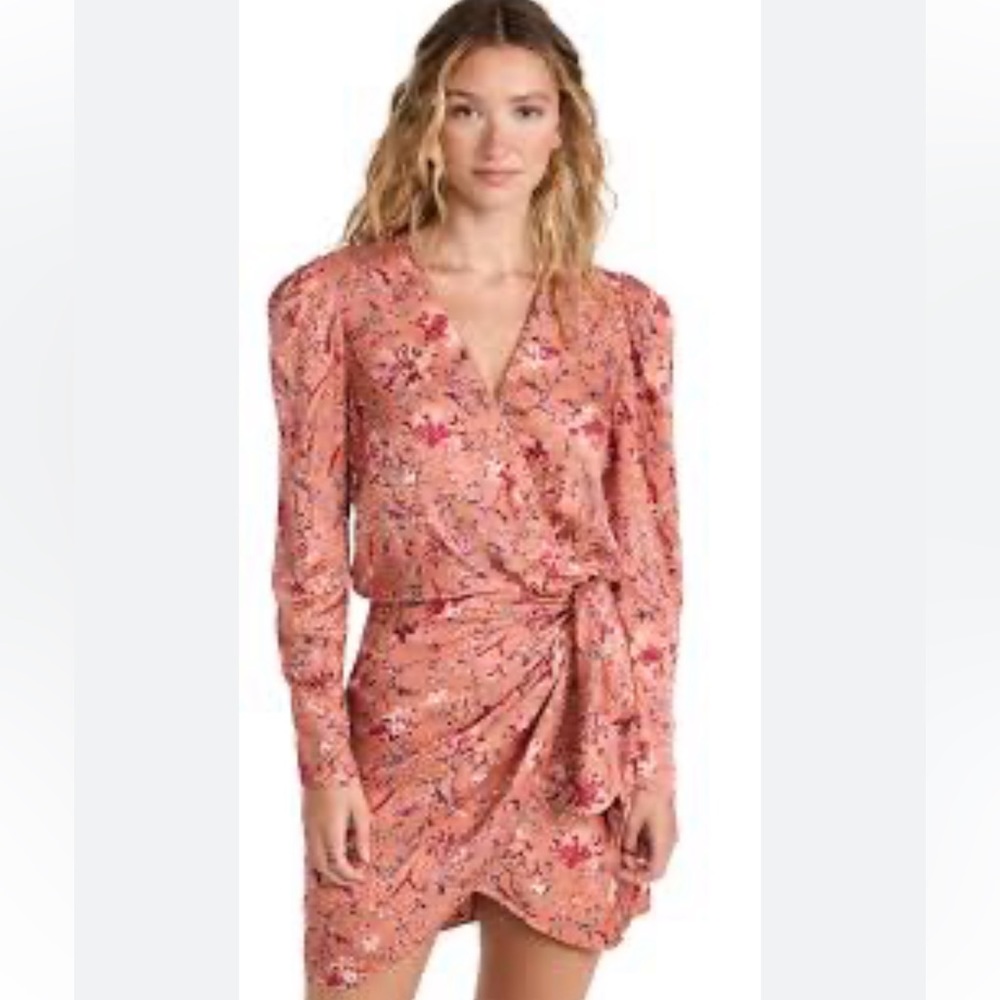 ISABEL MARANT ÉTOILE
Baikal Floral Jacquard Mini Wrap Dress